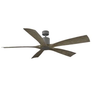 Aviator70" Ceiling Fan in Graphite with Weathered Gray