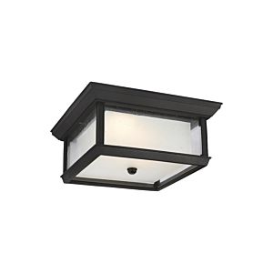 Feiss McHenry Outdoor LED Ceiling Light in Textured Black