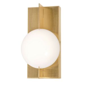 Gates LED Wall Sconce in Satin Brass