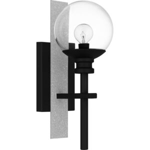 Gladstone 1-Light Outdoor Lantern in Earth Black