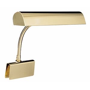 Grand Piano 2-Light Piano Lamp in Polished Brass