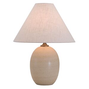 Scatchard 1-Light Table Lamp in Oatmeal