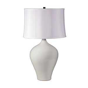 Scatchard 1-Light Table Lamp in White Gloss