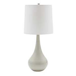 House of Troy Scatchard 23 Inch Table Lamp in Gray Gloss