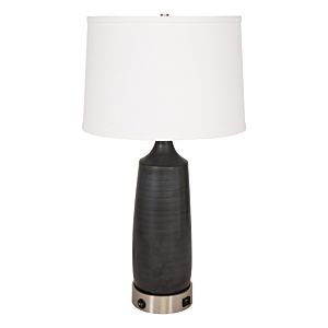 House of Troy Scatchard Table Lamp in Black Matte