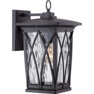 Quoizel Grover 9 Inch Outdoor Hanging Light in Mystic Black