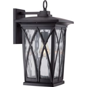 Quoizel Grover 11 Inch Outdoor Hanging Light in Mystic Black