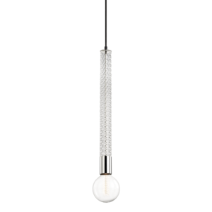 Mitzi Pippin 24 Inch Pendant Light in Polished Nickel