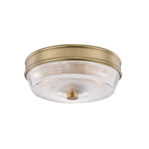 Mitzi Lacey Ceiling Light in Aged Brass