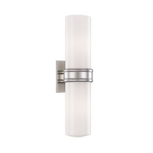 Mitzi Natalie 2 Light 16 Inch Wall Sconce in Polished Nickel