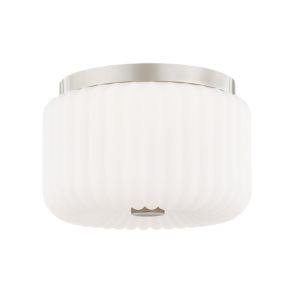 Mitzi Lydia 2 Light Ceiling Light in Polished Nickel