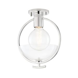  Ringo Ceiling Light in Polished Nickel