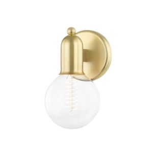 Mitzi Bryce Bathroom Wall Sconce in Aged Brass