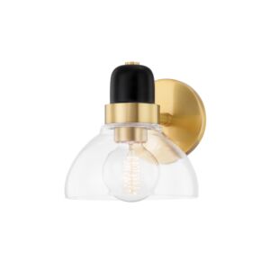 Camile 1-Light Bathroom Vanity Light Bracket in Aged Brass