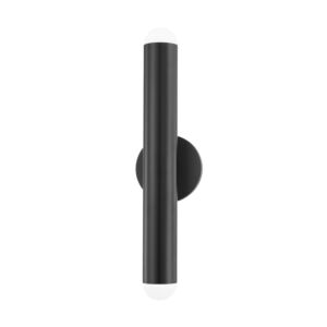 Taylor 2-Light Wall Sconce in Soft Black