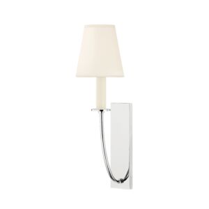 Iantha 1-Light Wall Sconce in Polished Nickel