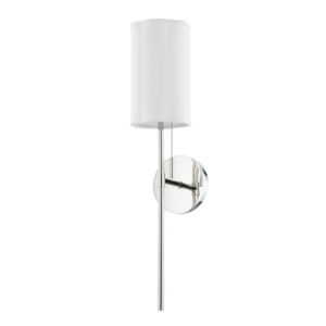 Fawn 1-Light Wall Sconce in Polished Nickel