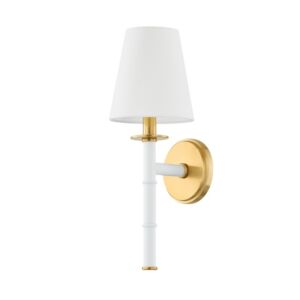 Banyan 1-Light Wall Sconce in Aged Brass