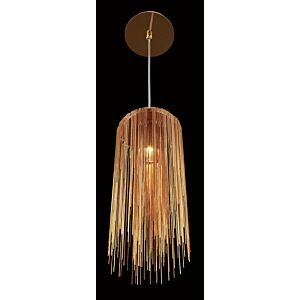 Fountain Ave 1-Light Pendant in Gold