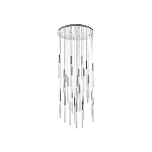 Main St 31-Light 3Pendant in Polished Nickel