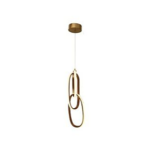 The Circa LED Pendant in Gold