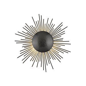 Marquee St 3-Light Wall Sconce with Flushmount in Dark Bronze