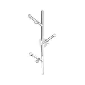 The Oaks 6-Light Wall Sconce in Polished Nickel