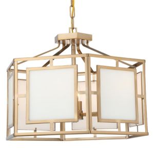 Libby Langdon for Crystorama Hillcrest 18 Inch Chandelier in Vibrant Gold