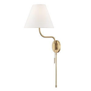 Mitzi Patti 31 Inch Wall Sconce in Aged Brass