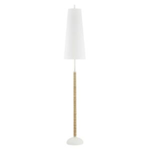 Mariana 2-Light Floor Lamp in Textured White