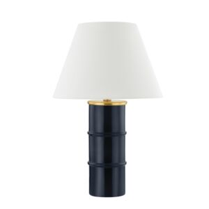 Banyan 1-Light Table Lamp in Aged Brass