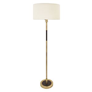 House of Troy Huntington 64 Inch Floor Lamp in Antique Brass