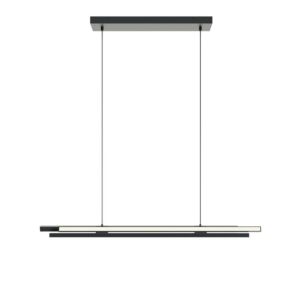 Indra LED Linear Pendant in Black