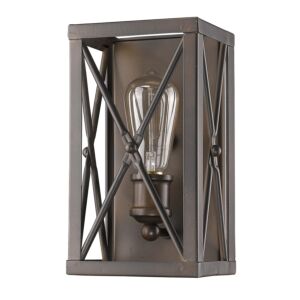 Brooklyn 1-Light Oil-Rubbed Bronze Sconce