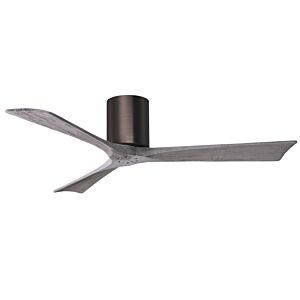 Irene 6-Speed DC 52" Ceiling Fan in Brushed Bronze with Barnwood Tone blades
