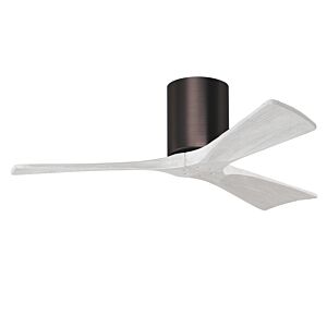 Irene 6-Speed DC 42" Ceiling Fan in Brushed Bronze with Matte White blades