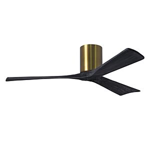 Irene 6-Speed DC 52" Ceiling Fan in Brushed Brass with Matte Black blades