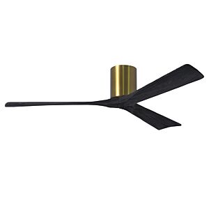 Irene 6-Speed DC 60" Ceiling Fan in Brushed Brass with Matte Black blades