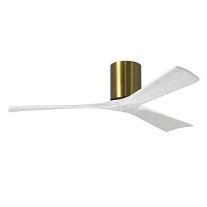Irene 6-Speed DC 52" Ceiling Fan in Brushed Brass with Matte White blades