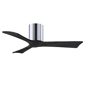 Irene 6-Speed DC 42" Ceiling Fan in Polished Chrome with Matte Black blades