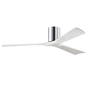 Irene 6-Speed DC 60" Ceiling Fan in Polished Chrome with Matte White blades