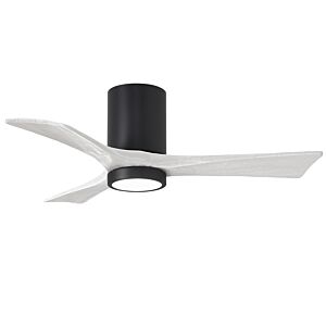 Irene 6-Speed DC 42" Ceiling Fan w/ Integrated Light Kit in Matte Black with Matte White blades