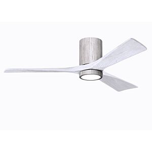 Irene 6-Speed DC 52" Ceiling Fan w/ Integrated Light Kit in Barn Wood Tone with Matte White blades