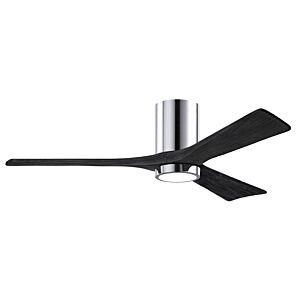 Irene 6-Speed DC 52" Ceiling Fan w/ Integrated Light Kit in Polished Chrome with Matte Black blades