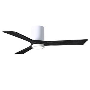 Irene 6-Speed DC 52" Ceiling Fan w/ Integrated Light Kit in White with Matte Black blades