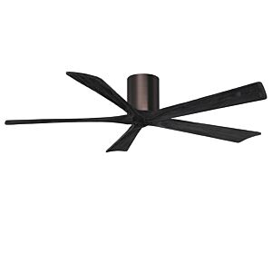 Irene 6-Speed DC 60" Ceiling Fan in Brushed Bronze with Matte Black blades