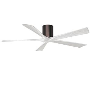 Irene 6-Speed DC 60" Ceiling Fan in Brushed Bronze with Matte White blades