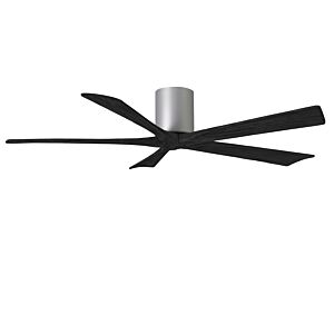 Irene 6-Speed DC 60" Ceiling Fan in Brushed Nickel with Matte Black blades