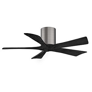 Irene 6-Speed DC 42" Ceiling Fan in Brushed Pewter with Matte Black blades