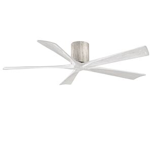 Irene 6-Speed DC 60" Ceiling Fan in Barnwood tone with Matte White blades